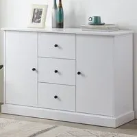 Windsor 2 Door 3 Drawer Sideboard - White