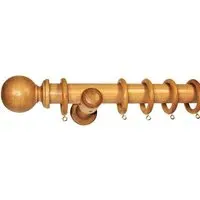Windsor Curtain Pole - Oak