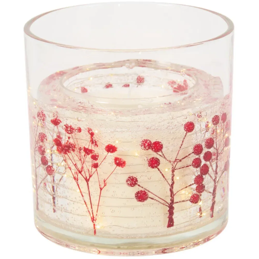 Winter Berry XL LED Candle