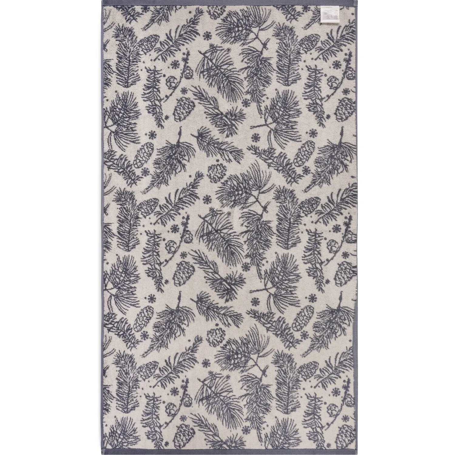 Winter Branches Bath Towel - Dusky Blue, Cotton