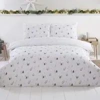 Winter Forest Single Duvet Cover and Pillowcase Set