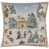 Winter Scene Tapestry Cushion