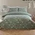 Winter Warmers Double Duvet Cover Set - Green, Cotton