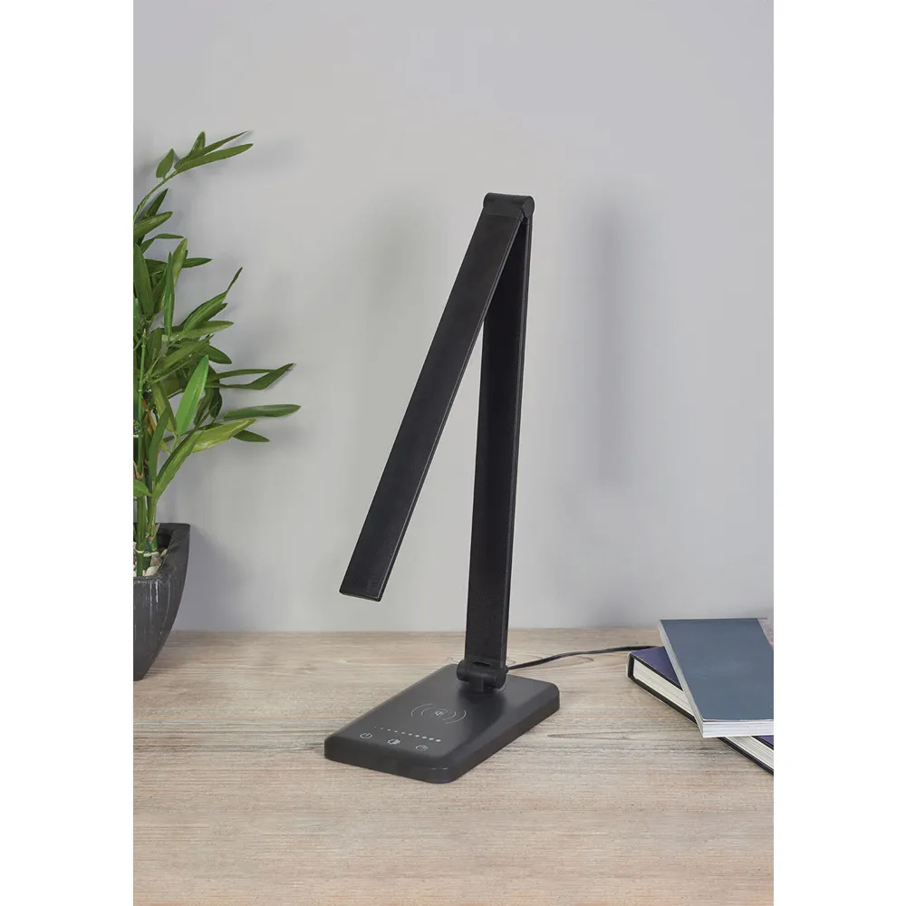Wireless Charging LED Desk Lamp - Dimmable