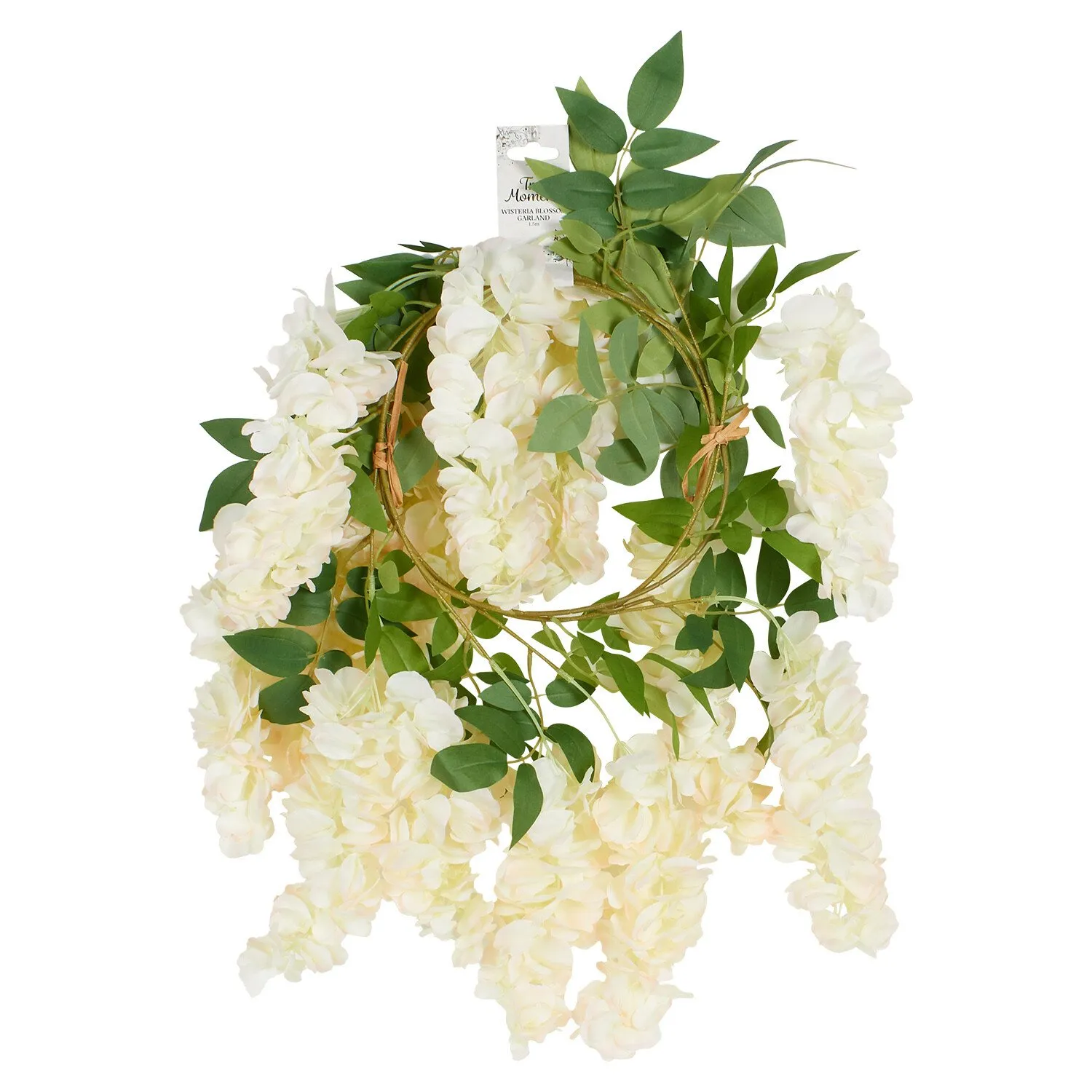 Wisteria Blossom Garland 1.5m - White