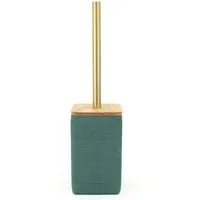 Wood Geo Toilet Brush Holder - Sage