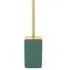 Wood Geo Toilet Brush Holder - Sage