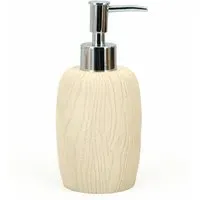 Wood Grain Soap Dispenser - Beige