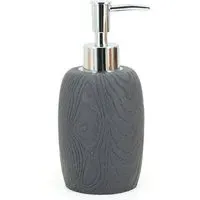 Wood Grain Soap Dispenser - Grey