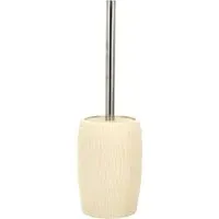 Wood Grain Toilet Brush Holder - Natural