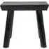 Wood Stool - Black