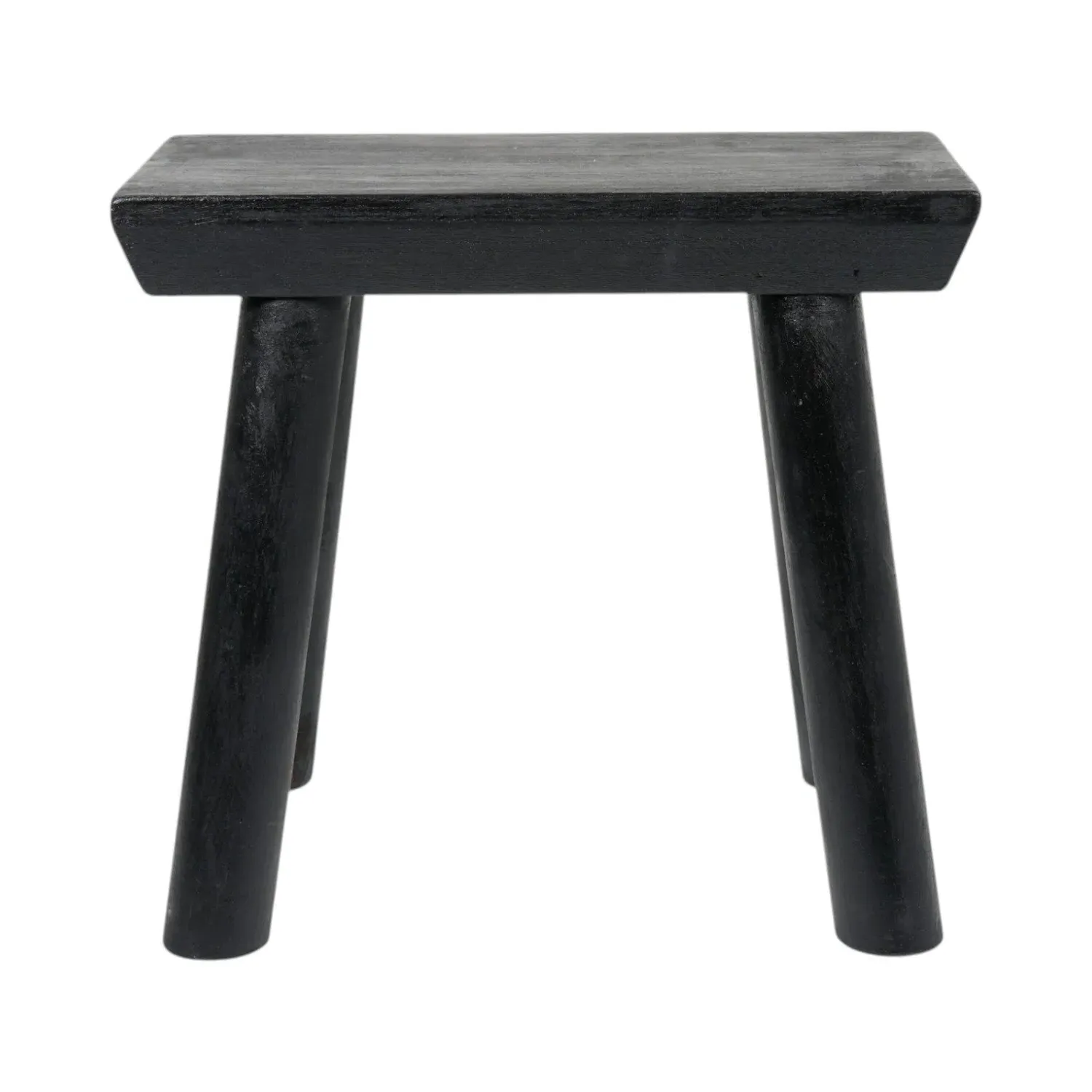 Wood Stool - Black image