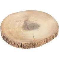 Wooden Effect Log Decoration 22cm