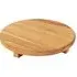 Wooden Footed Tray - Natural