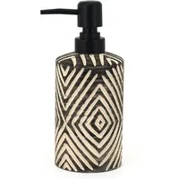 Wooden Geo Soap Dispenser - Black