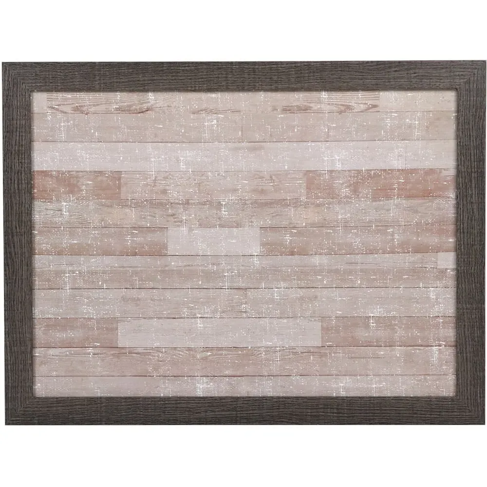 Wooden Lap Tray with Cushion - Dark Brown image