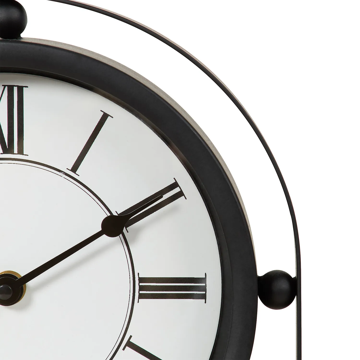 Wooden Mantle Clock - Black