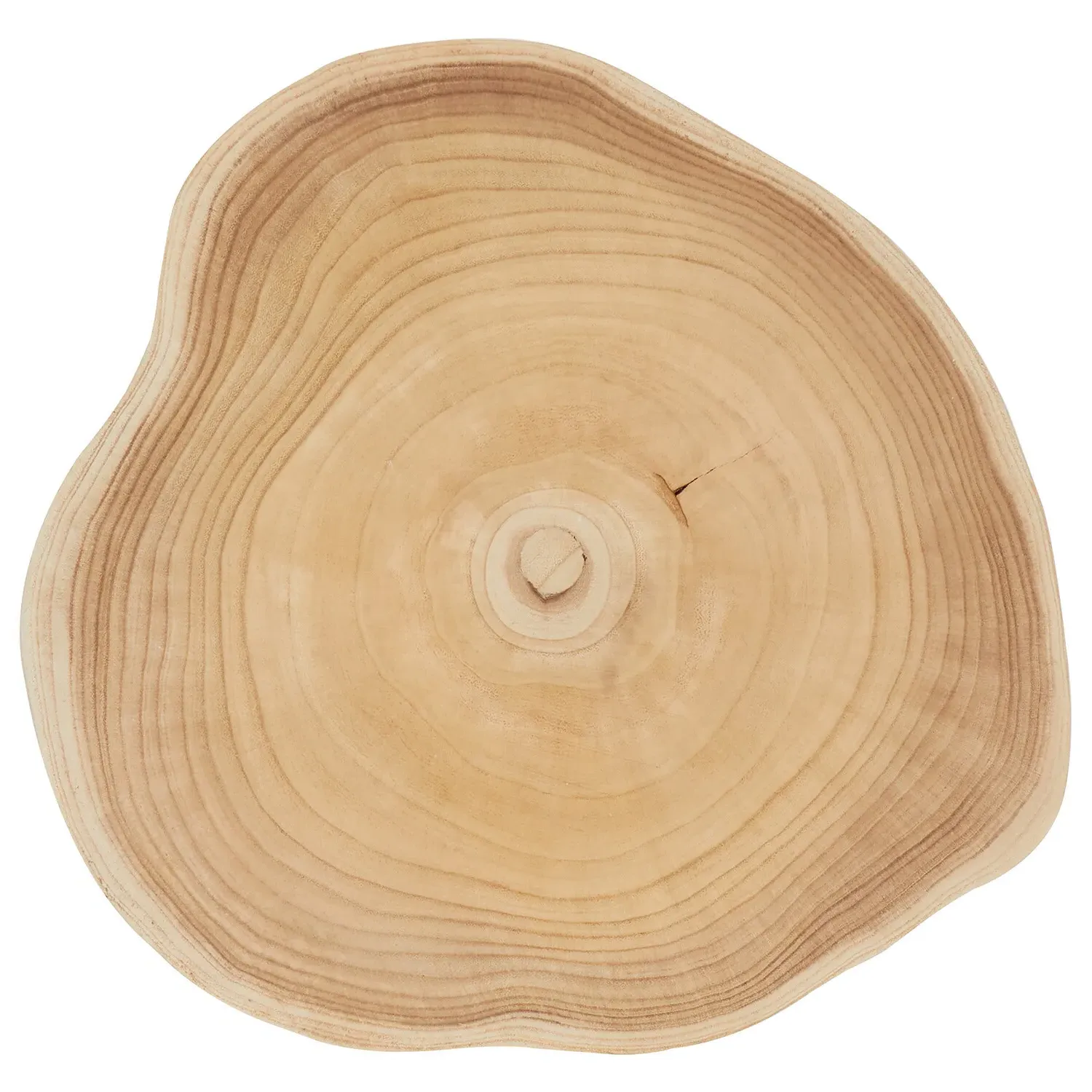 Wooden Slice Centrepiece 42cm - Natural