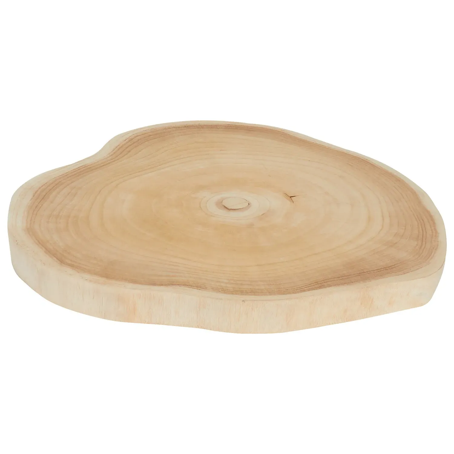 Wooden Slice Centrepiece 42cm - Natural