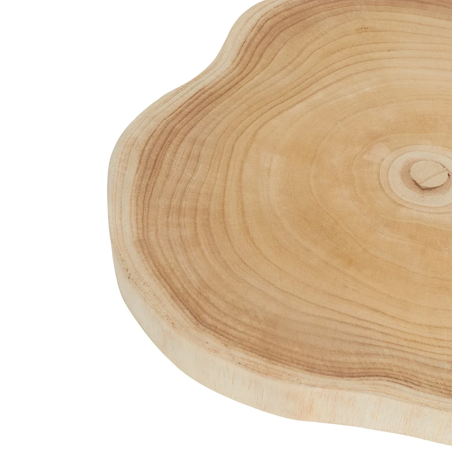 Wooden Slice Centrepiece 42cm - Natural