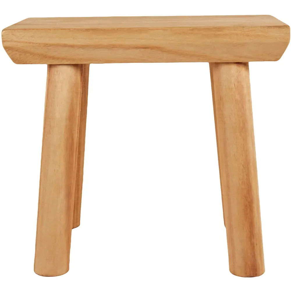 Wooden Stool - Brown