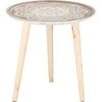 Wooden Table - Grey, Pine