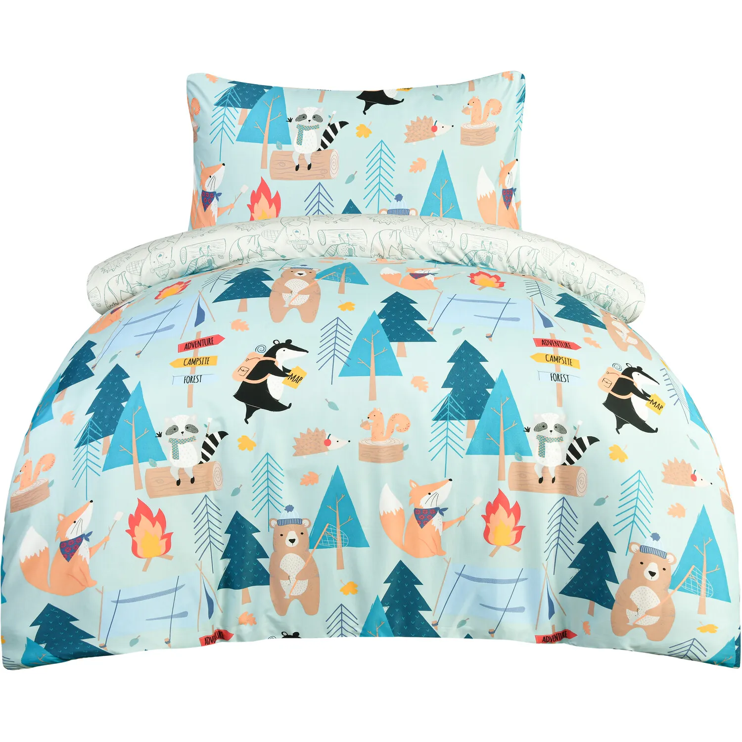 Woodland Adventure Duvet Cover and Pillowcase Set