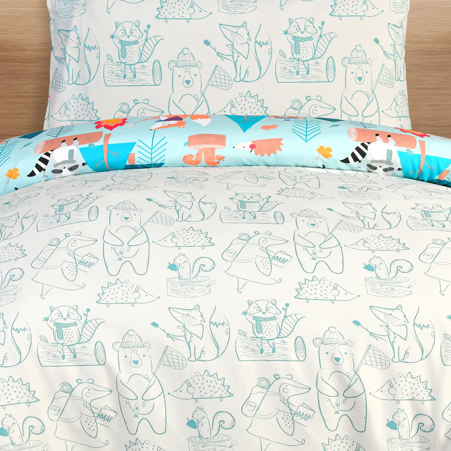 Woodland Adventure Duvet Cover and Pillowcase Set