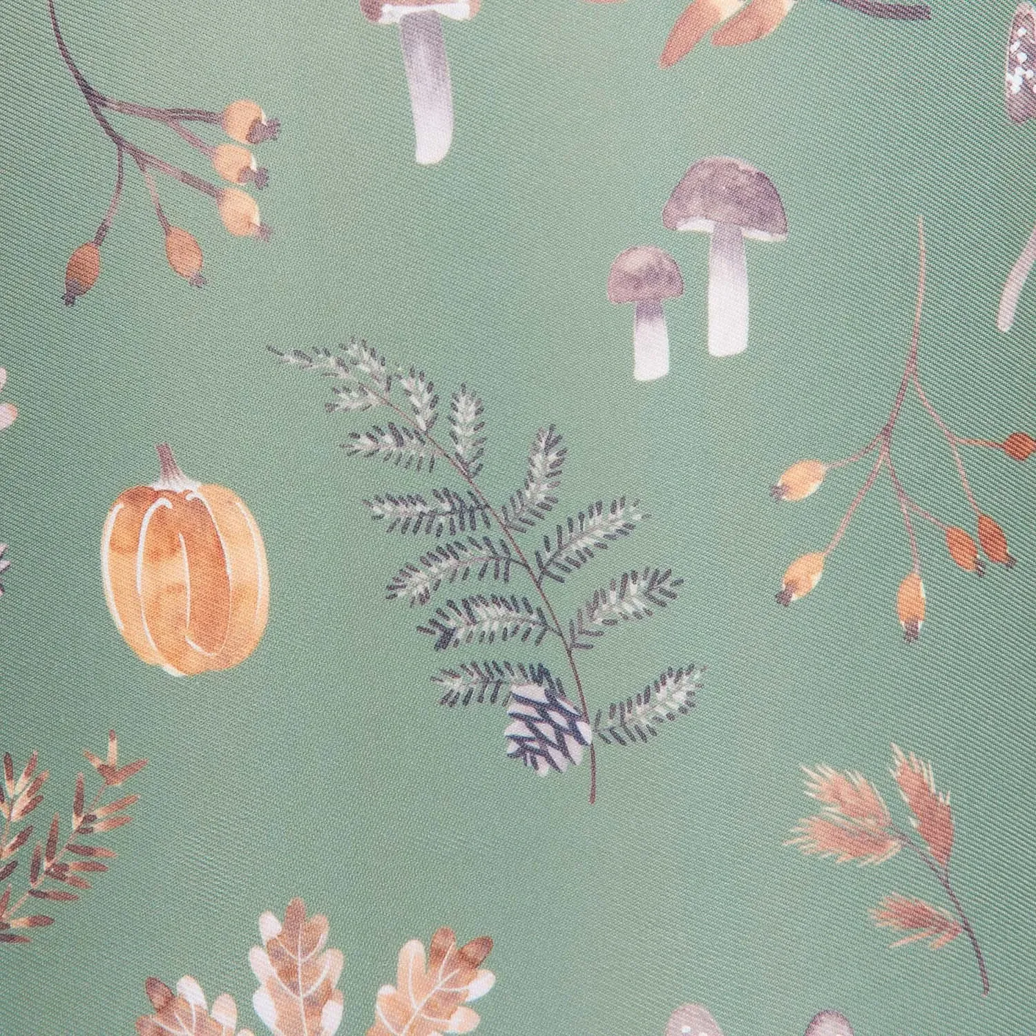 Woodland Autumn Lamp Shade - Green