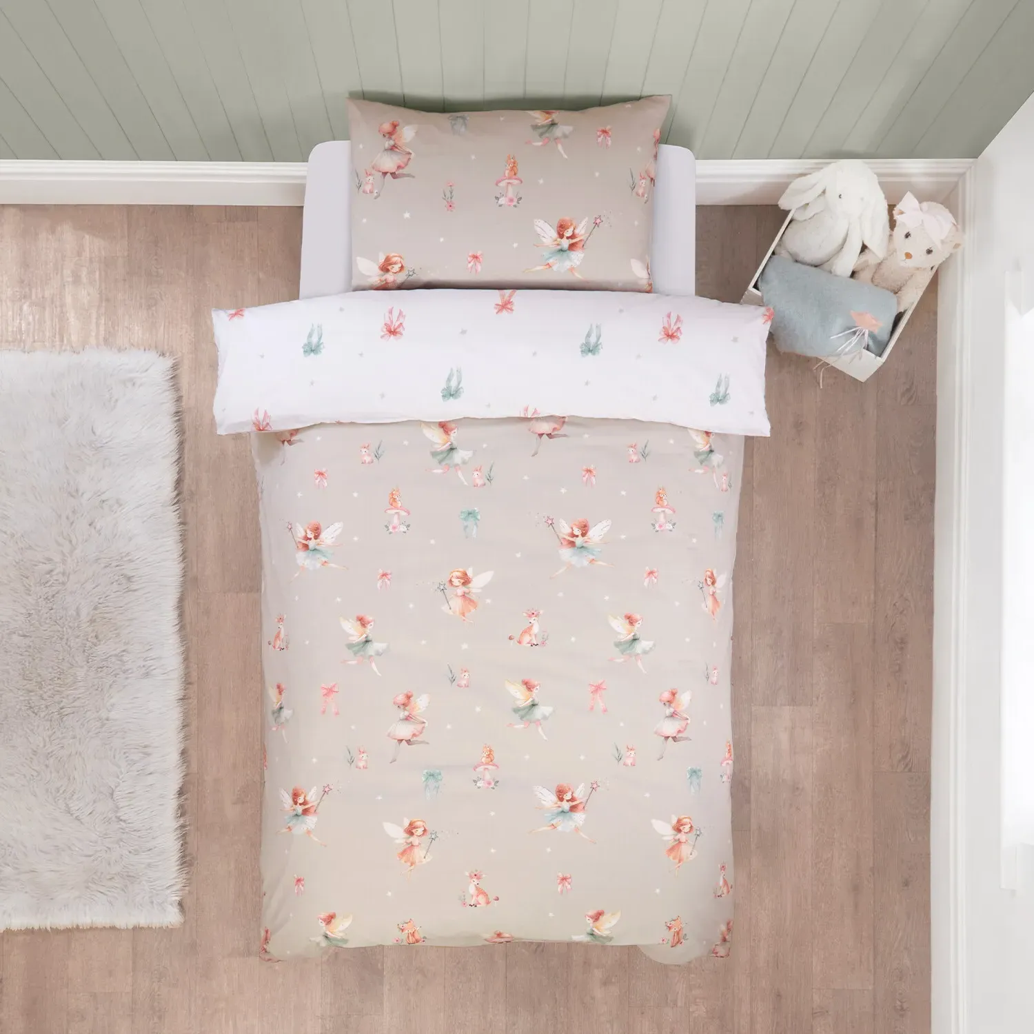 Woodland Ballerina Natural Duvet Set - Natural