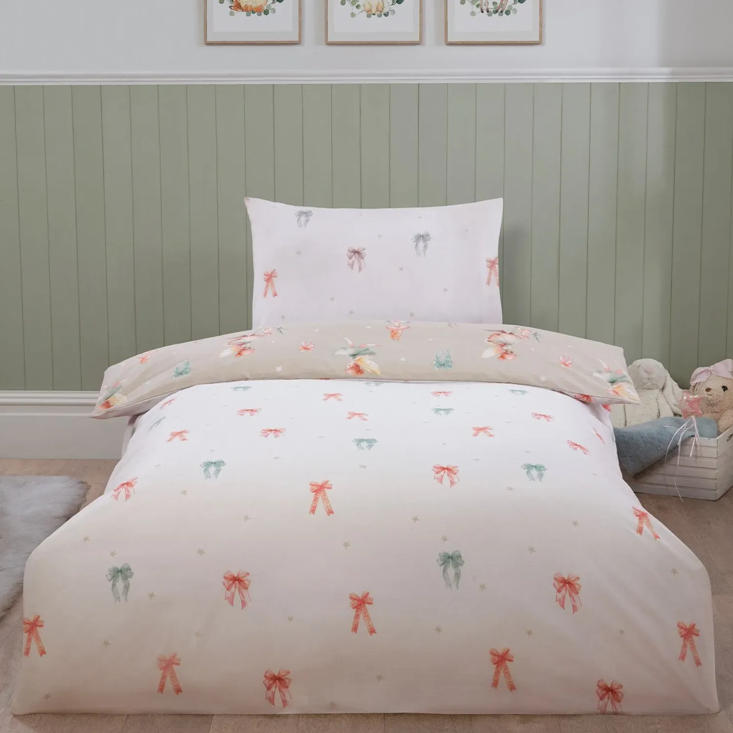 Woodland Ballerina Natural Duvet Set - Natural
