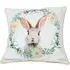 Woodland Bunny Cushion - White