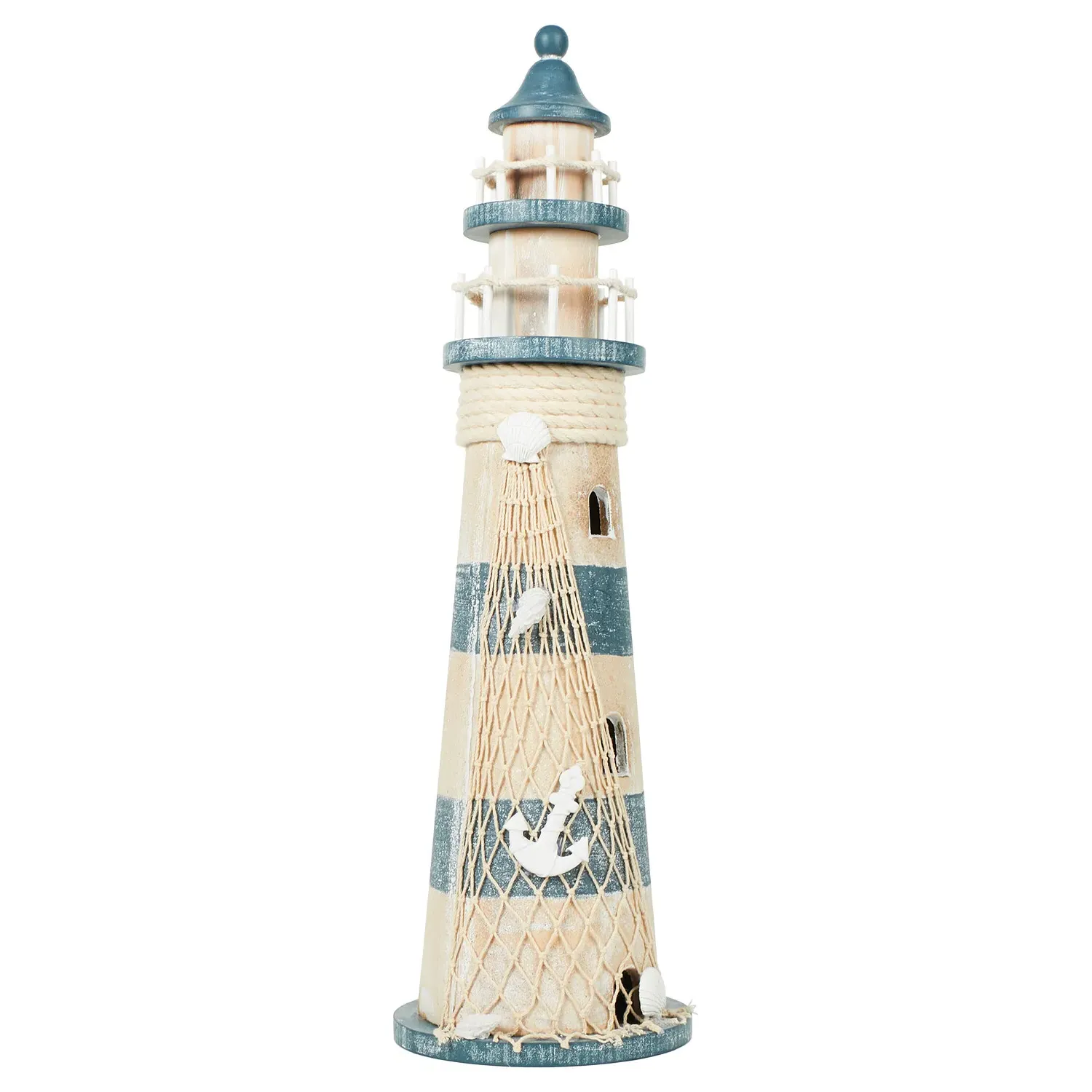 Woodwash Lighthouse Ornament - Multicolour