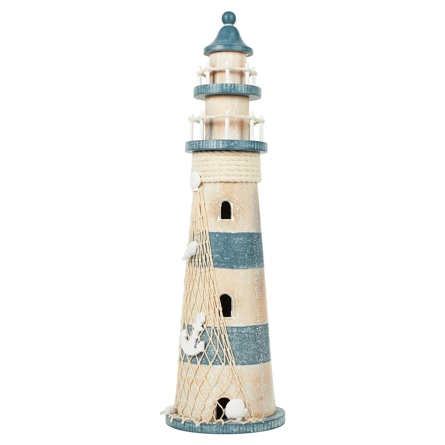 Woodwash Lighthouse Ornament - Multicolour