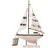 Woodwash Sailboat Ornament - White