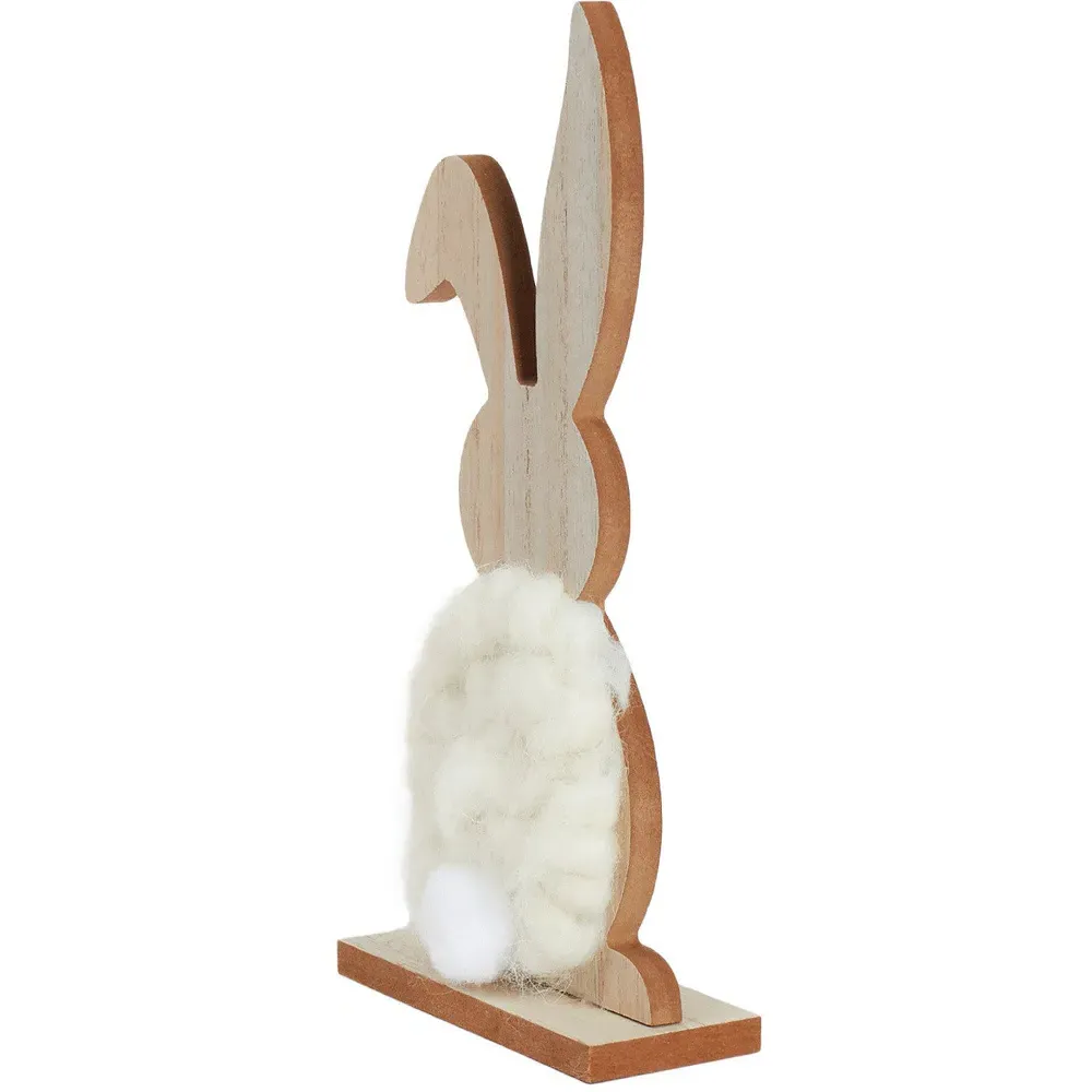 Woolly Bunny Ornament - Natural
