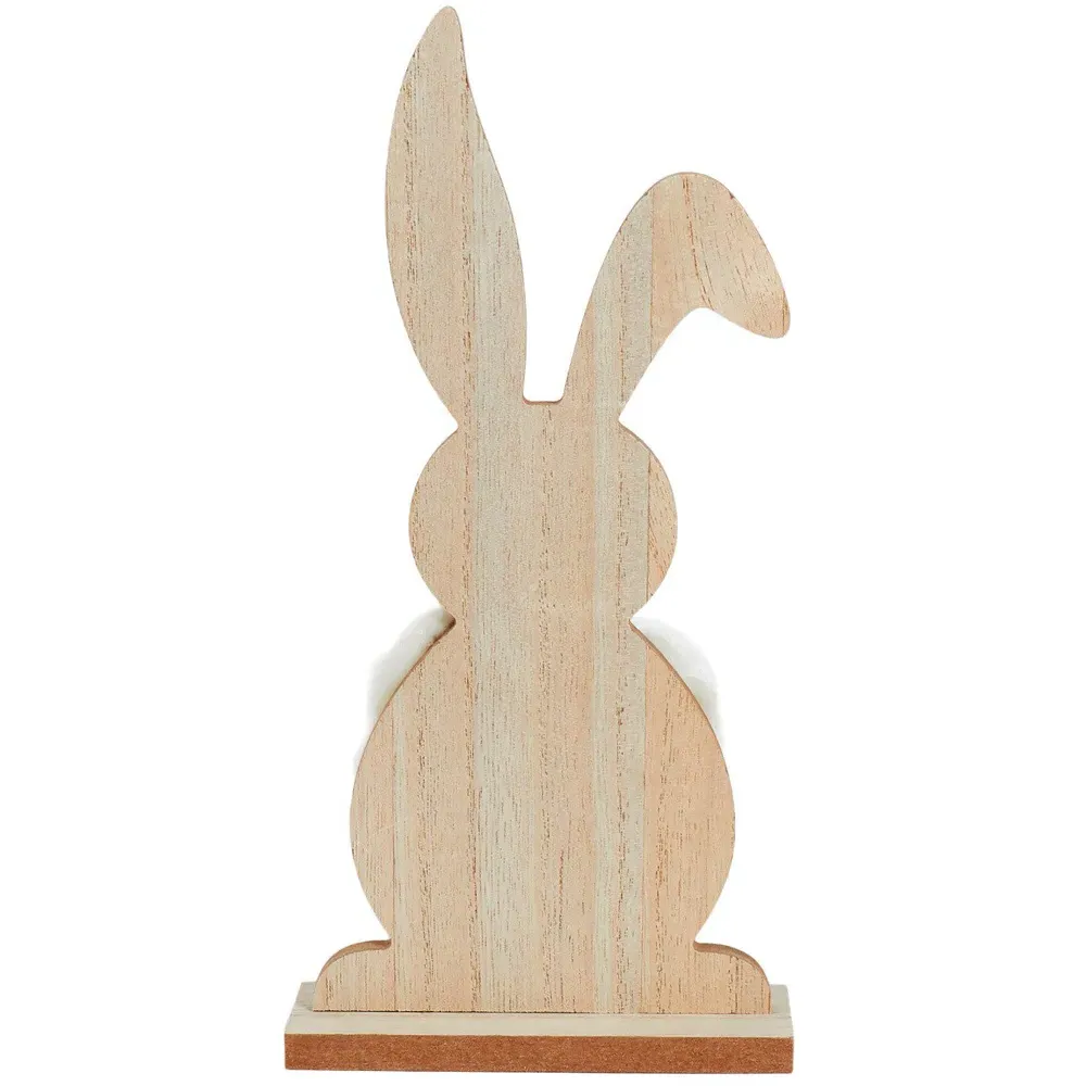Woolly Bunny Ornament - Natural