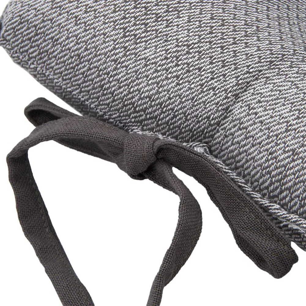Woven Dobby Seat Pad - Grey