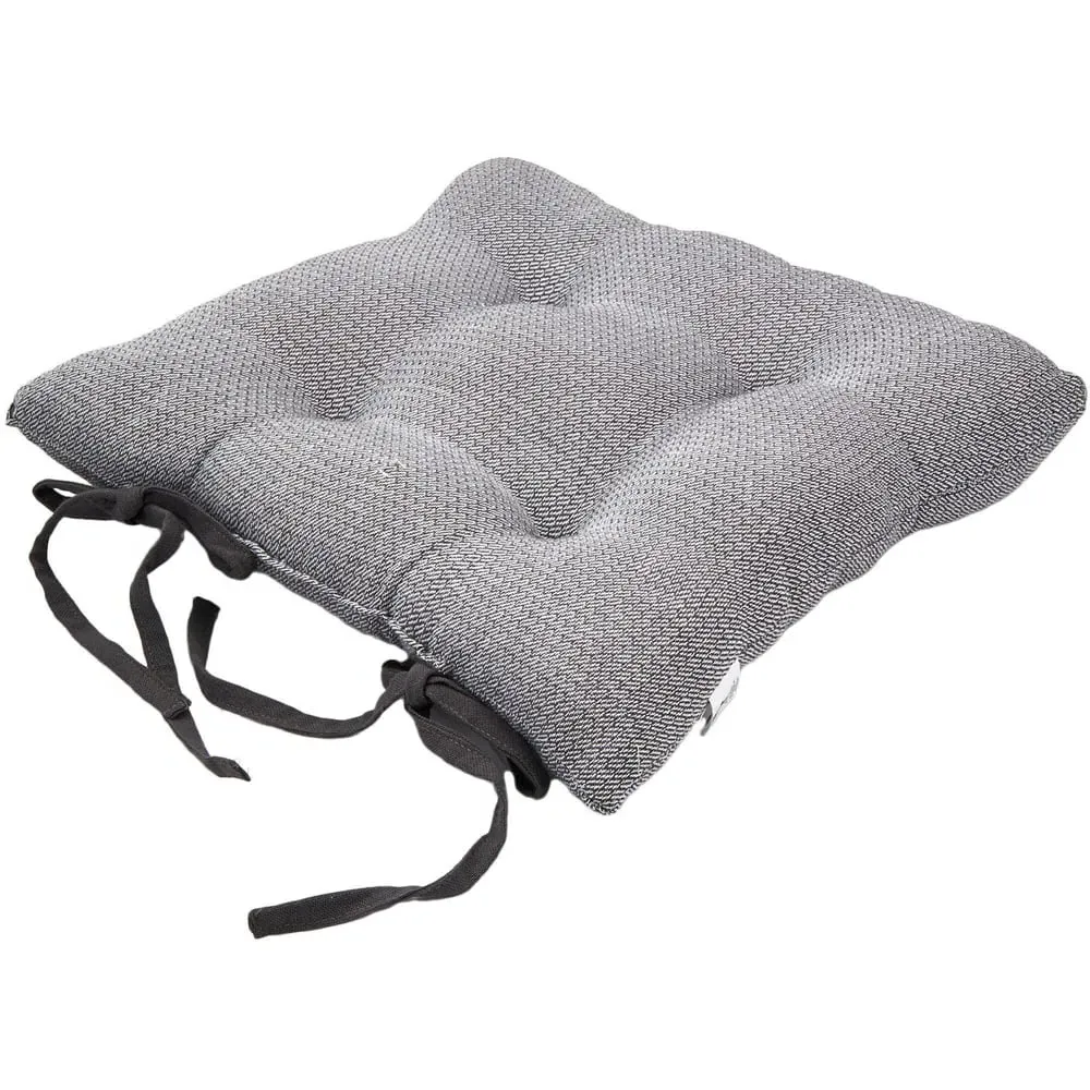 Woven Dobby Seat Pad - Grey