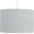 Woven Drum Lamp Shade - Grey
