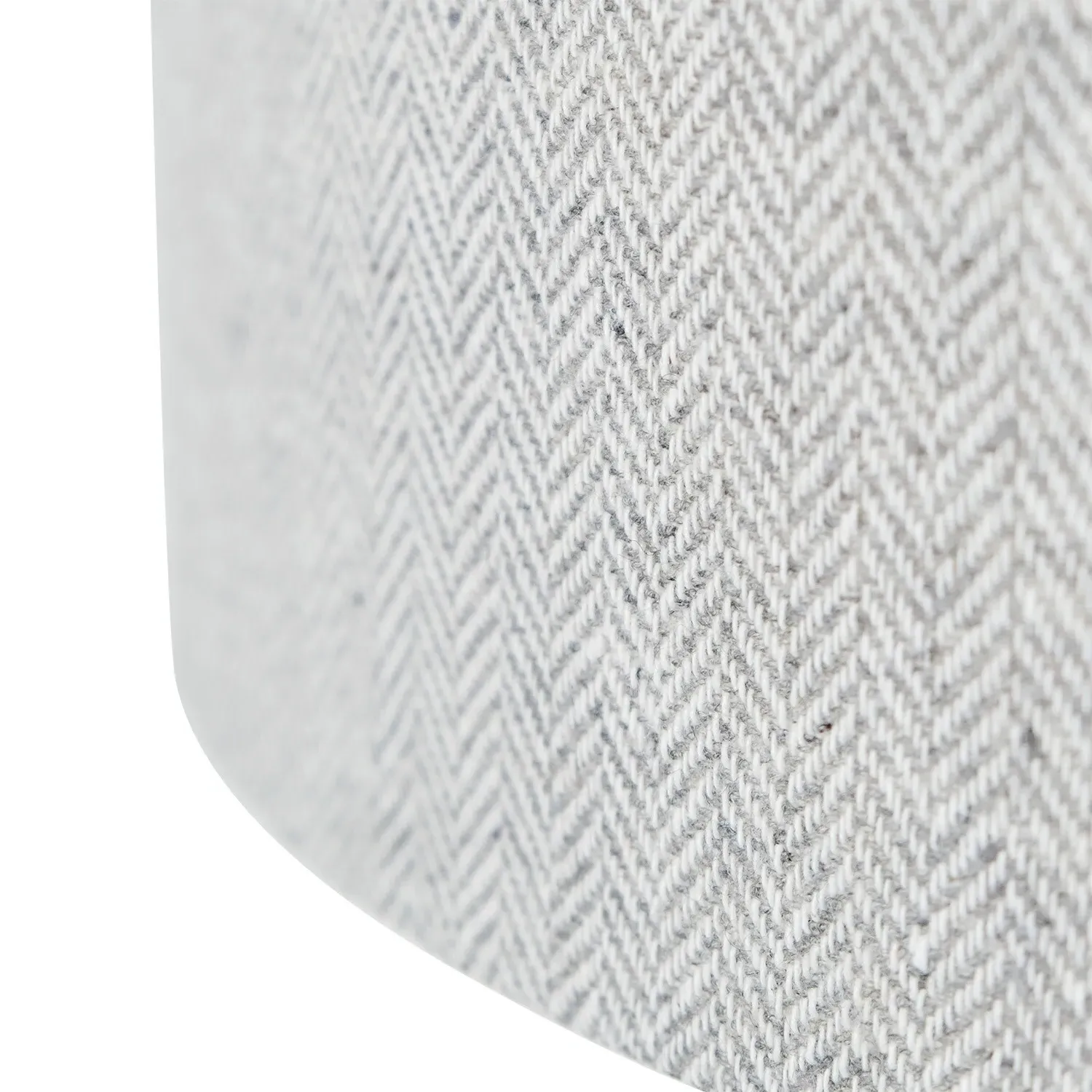 Woven Drum Lamp Shade - Grey