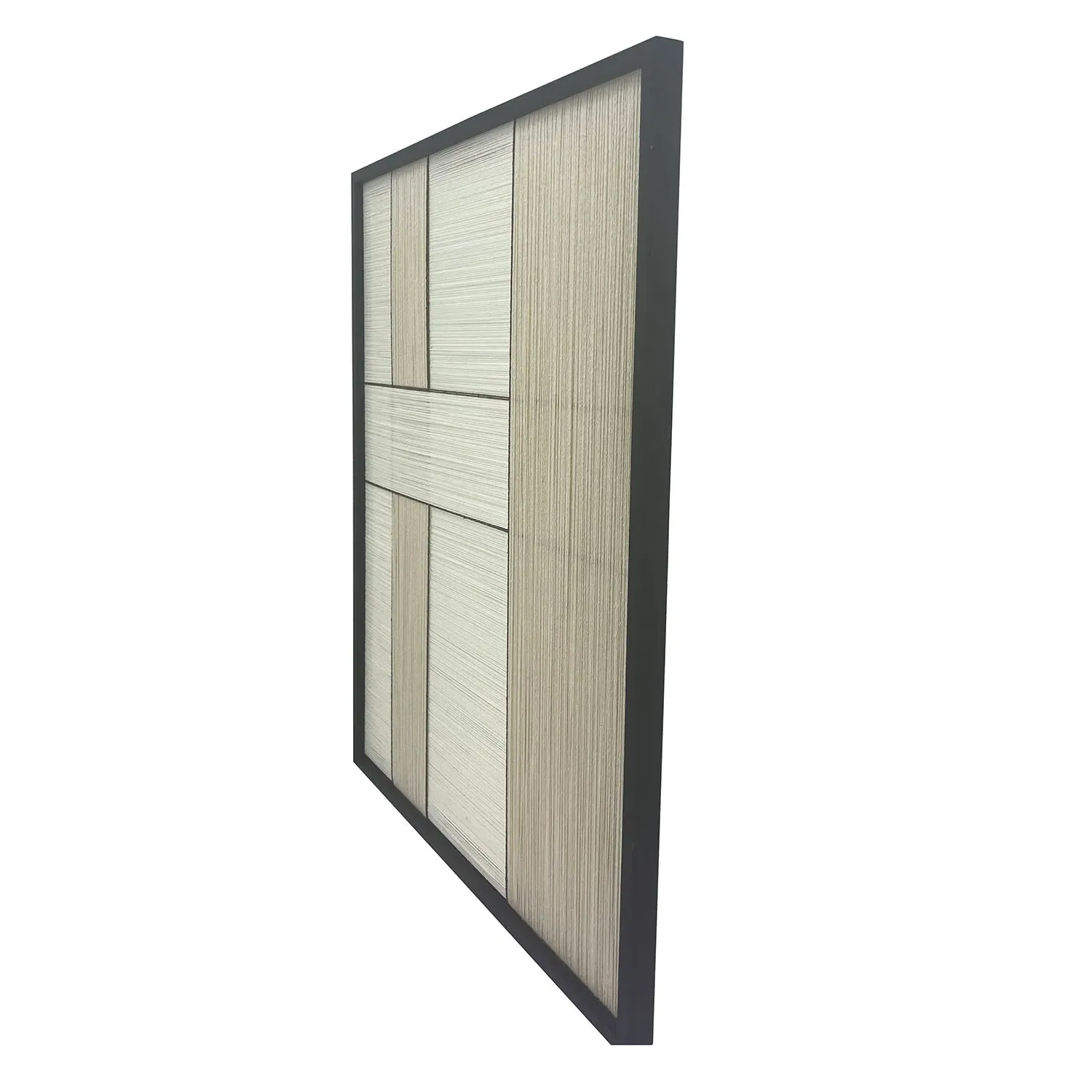 Woven Neutrals Framed Art - Brown