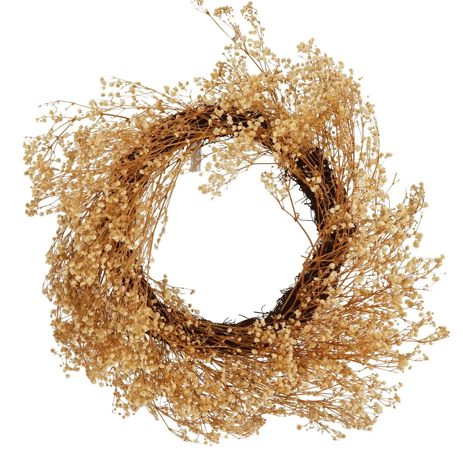 Wreath with Dried Gypsophila - Natural image