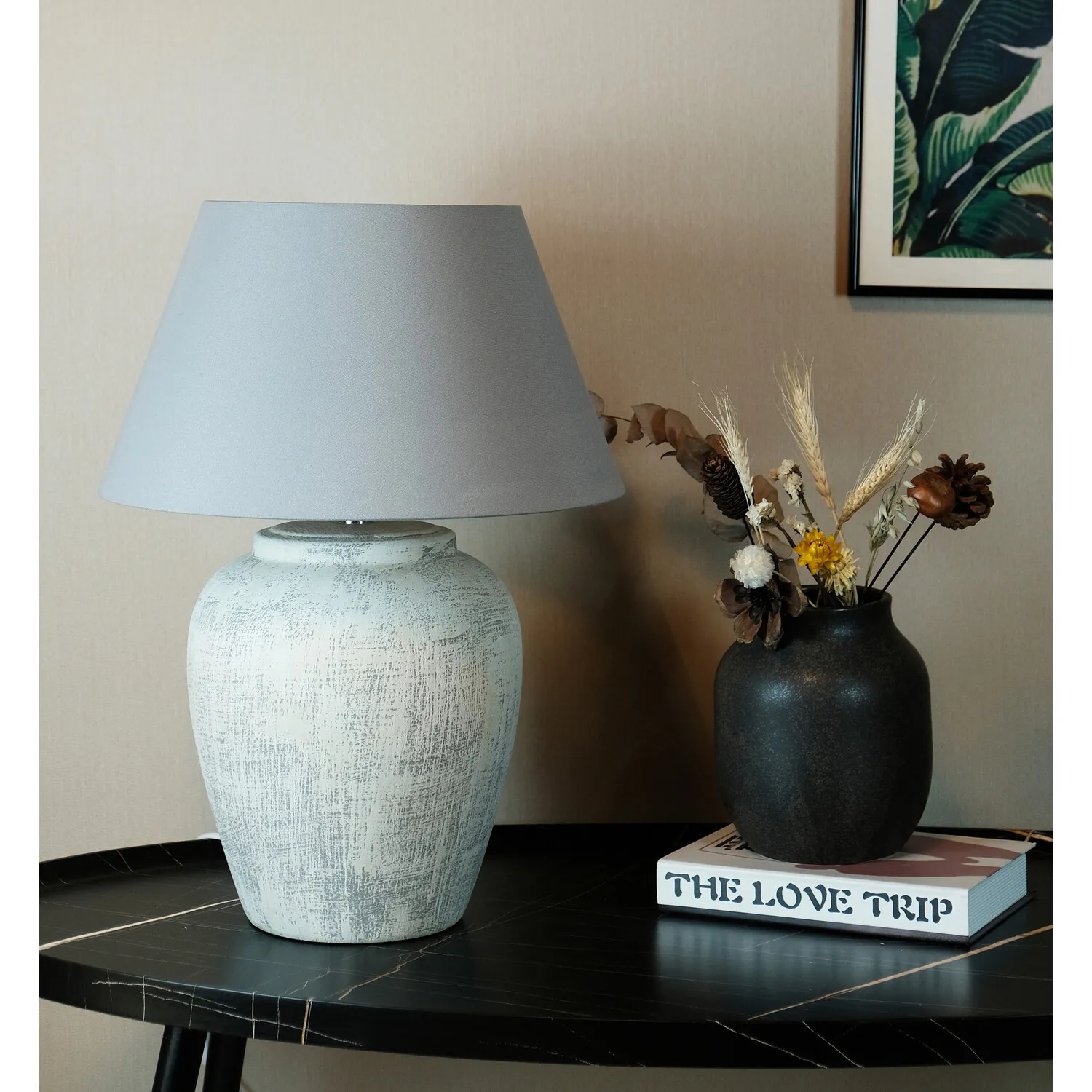 Wrenley Table Lamp - Grey