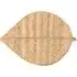 Wye Leaf Shape Jute Placemats - Brown