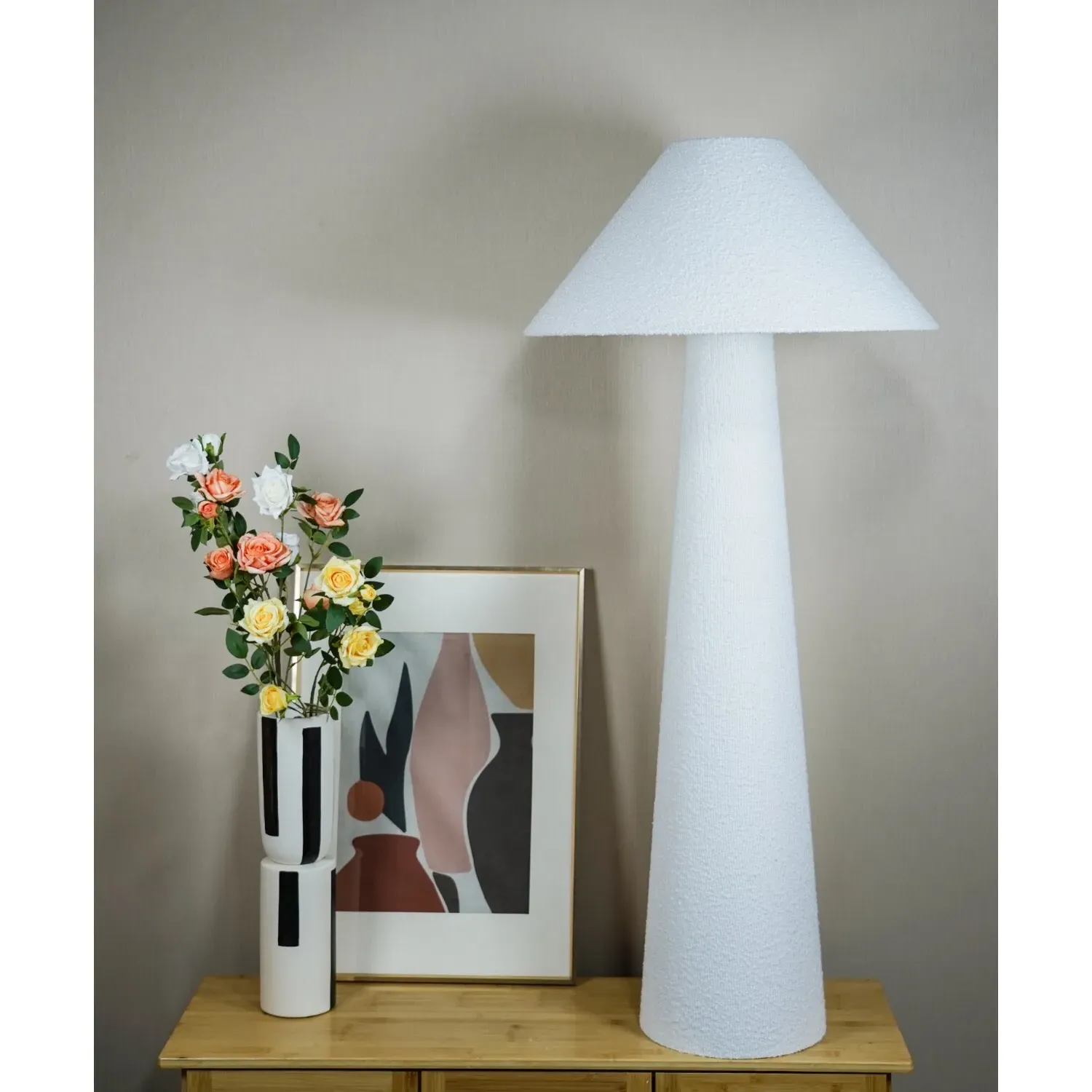 XL Boucle Lamp - White