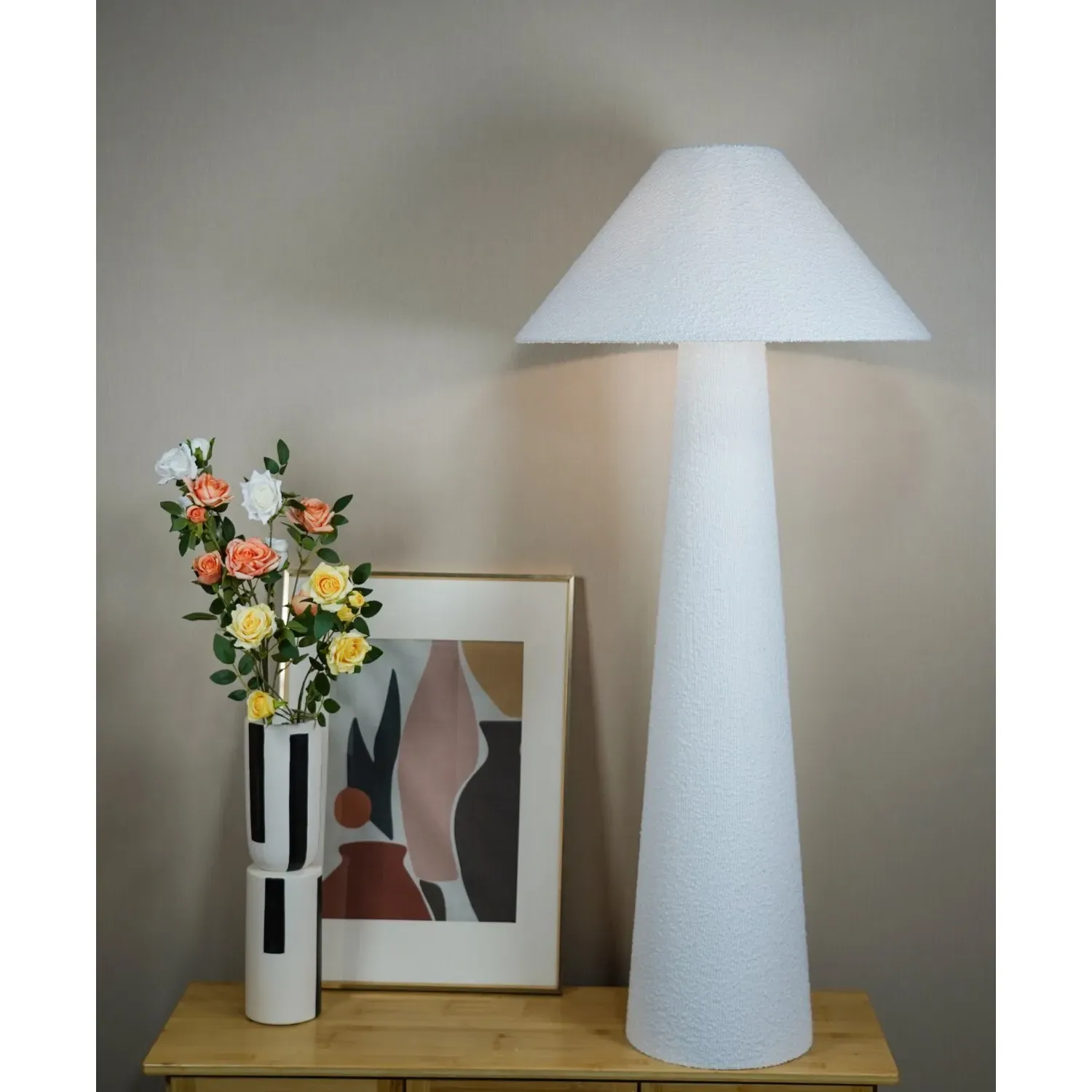 XL Boucle Lamp - White