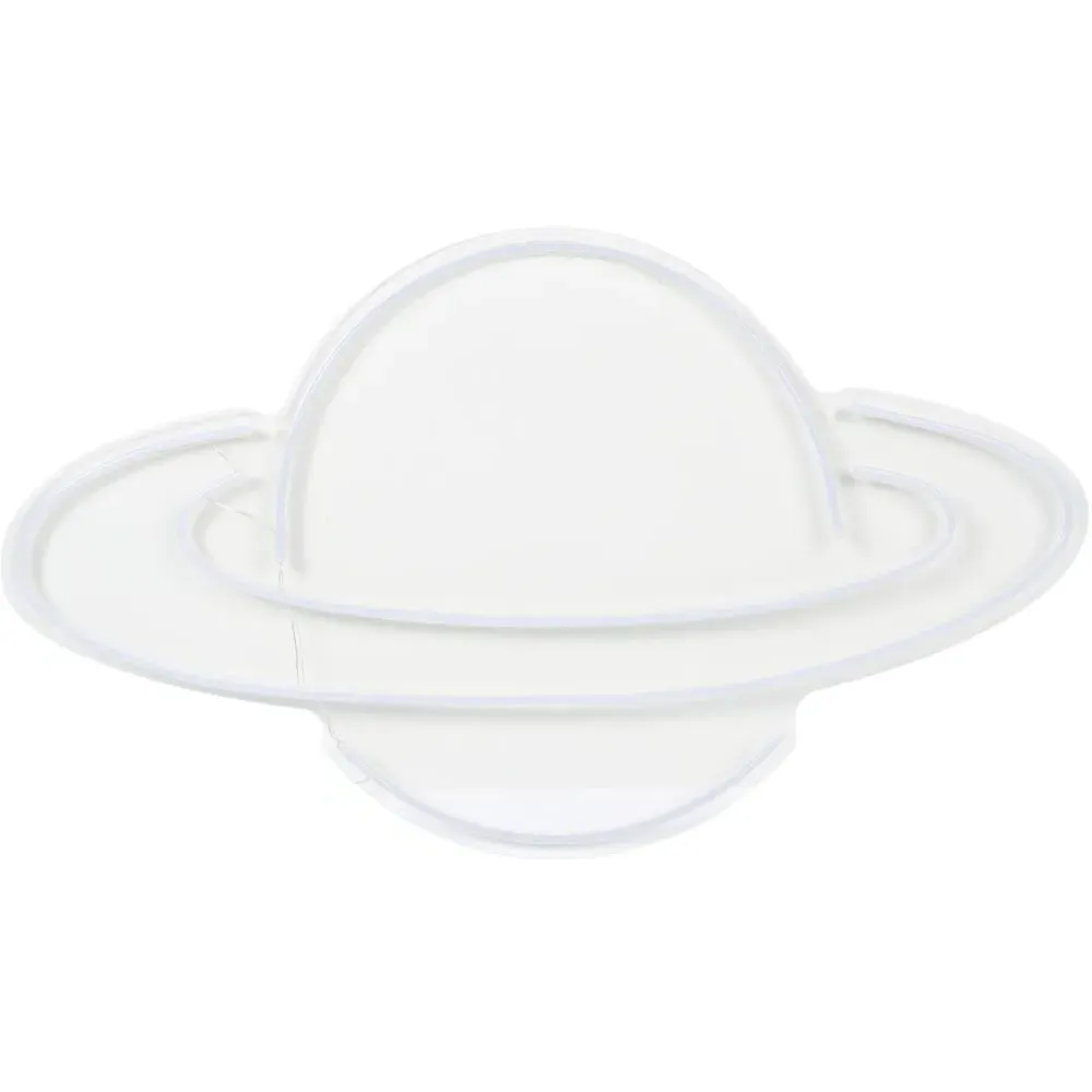 XL Planet Neon Sign - White