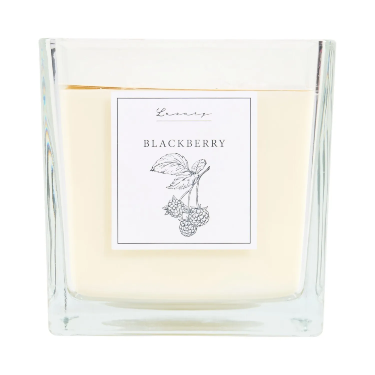 XL Square Candle - Blackberry