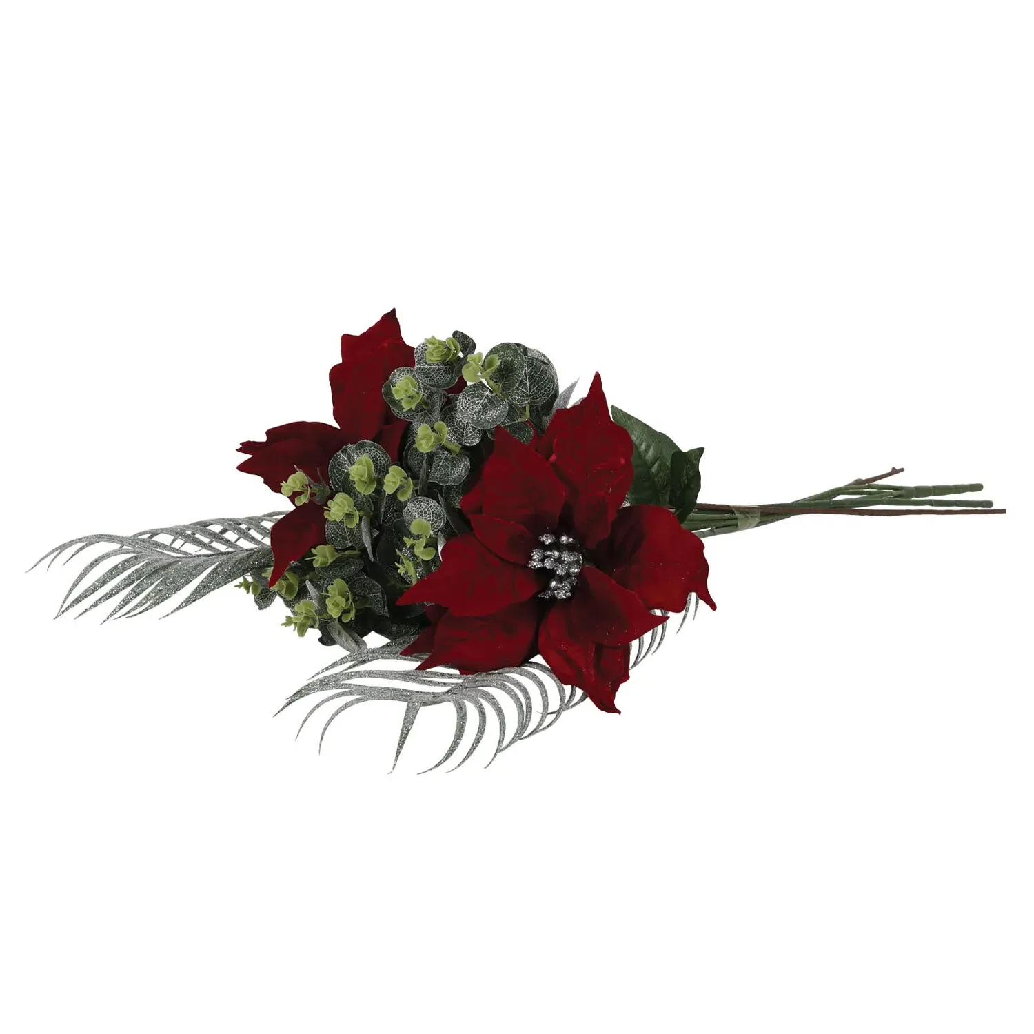 Xmas Poinsettia Bouquet - Red image